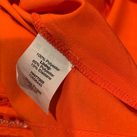 💃🏻J Crew hot red dress zipper back size 4 petite - Picture 6 of 7